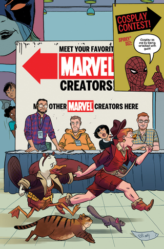 Illustration for article titled The Howard the Duck/Squirrel Girl Crossover Is Already the Best Comic Book Team-Up of 2016